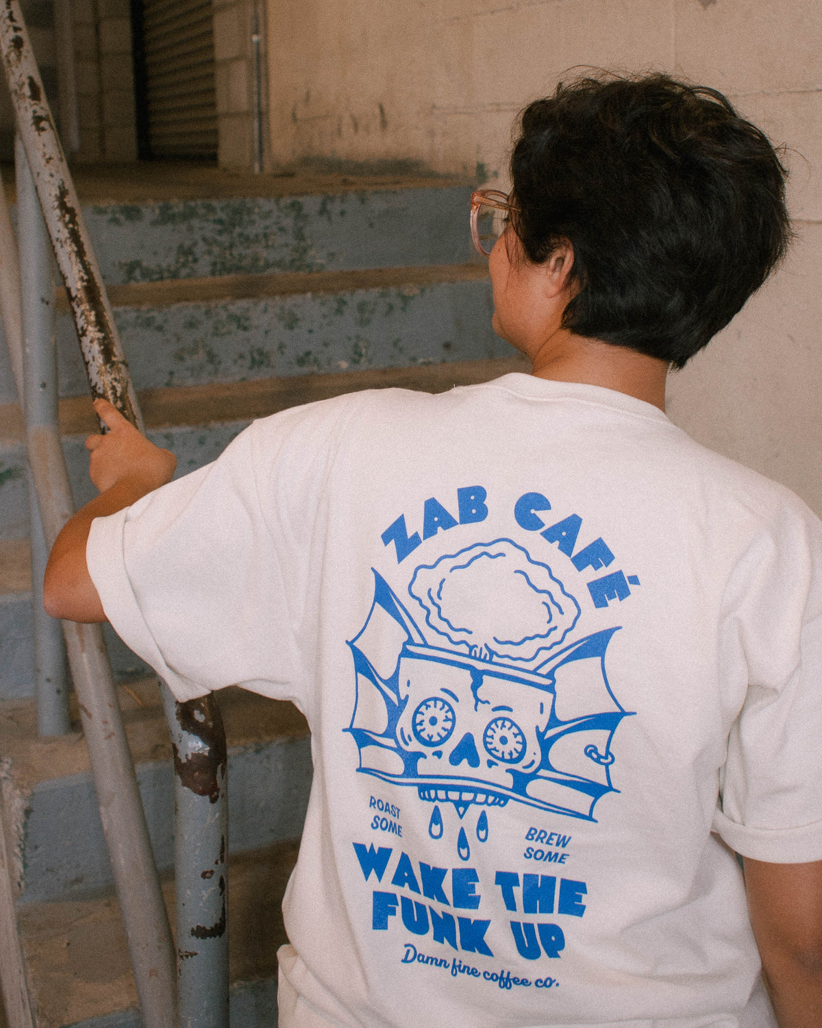 TSHIRT ZAB - DÉMON BLEU