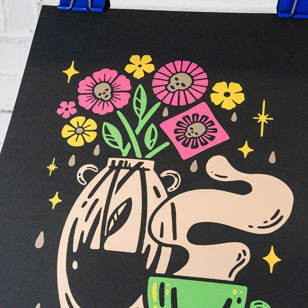 AFFICHE ZAB - Illustration Brewmance - Zab Café