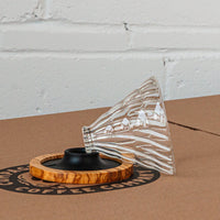 HARIO - DRIPPER V60 - 02 en verre et bois d'olive
