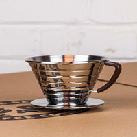 Kalita - Dripper en acier inoxidable WAVE 185 - Zab Café