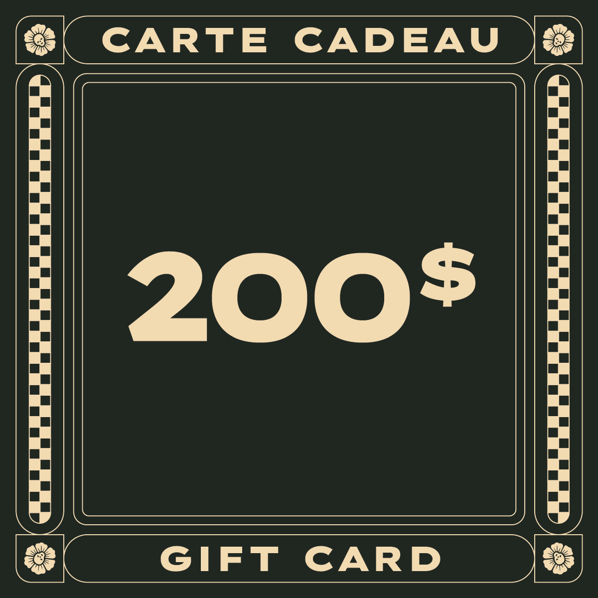 CARTE CADEAU ZAB - PHYSIQUE