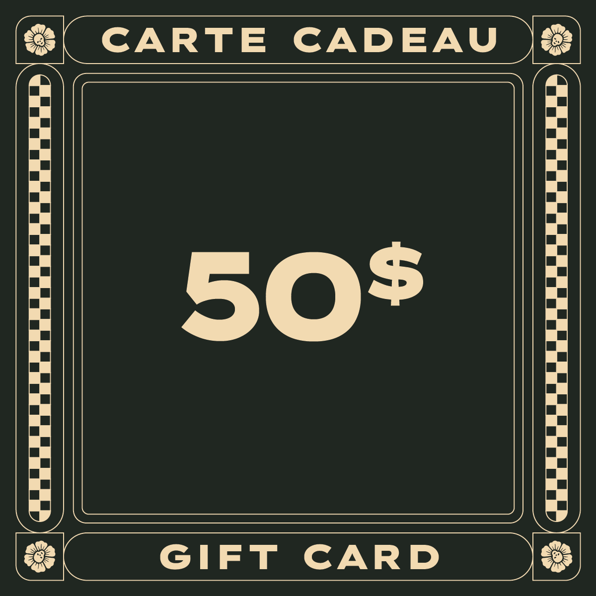 CARTE CADEAU ZAB - PHYSIQUE