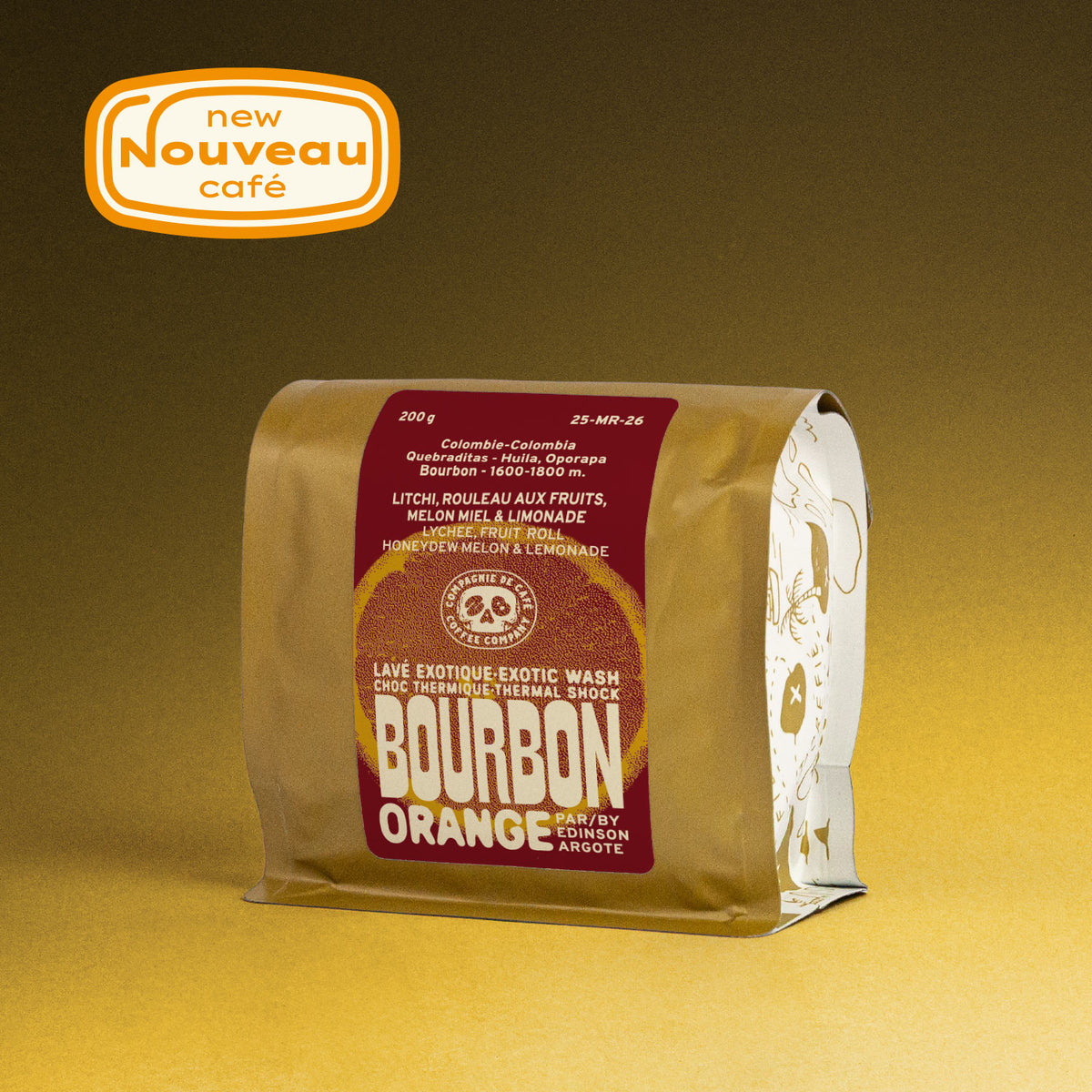 COLOMBIE - CHOC THERMIQUE - EDINSON ARGOTE BOURBON ORANGE