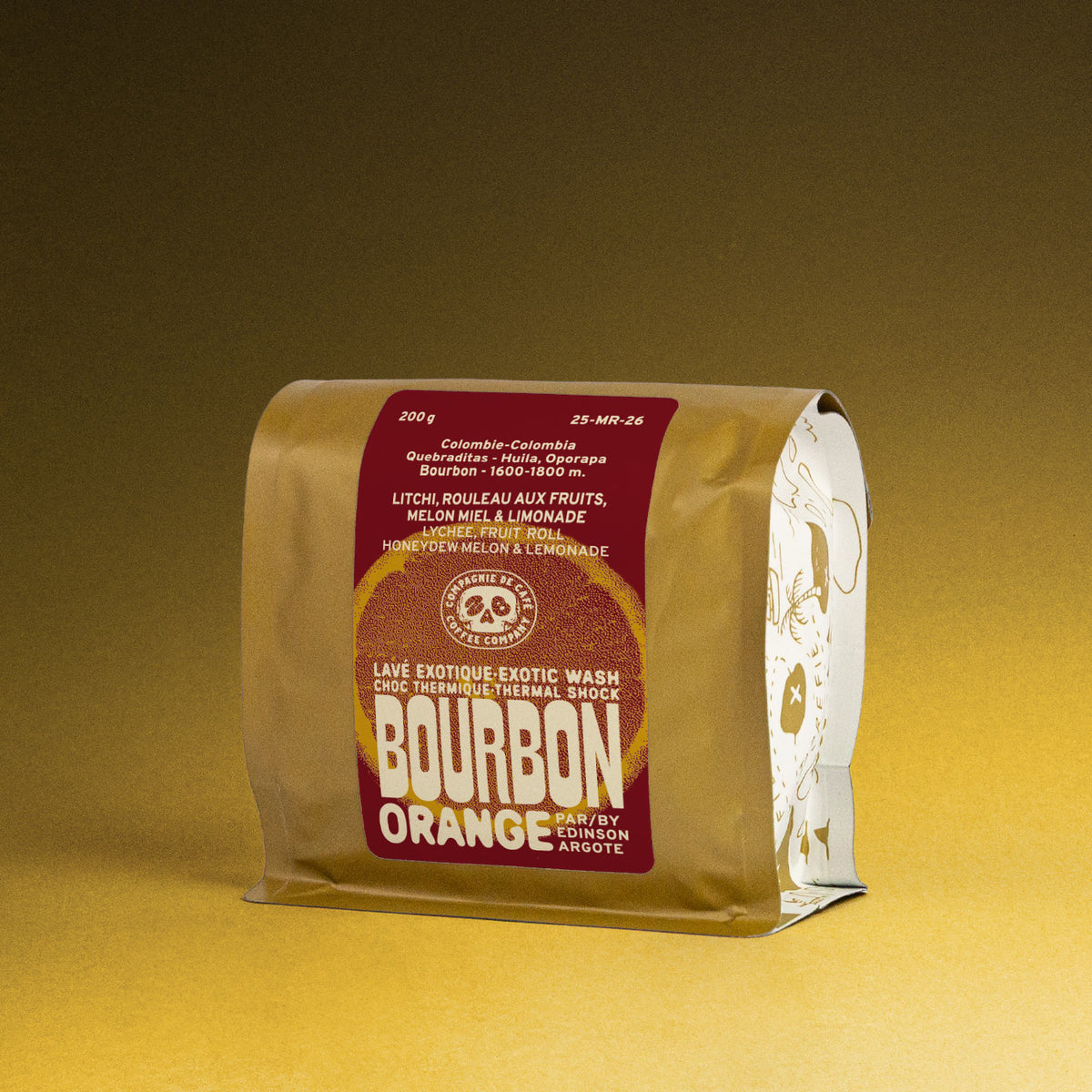 COLOMBIE - CHOC THERMIQUE - EDINSON ARGOTE BOURBON ORANGE
