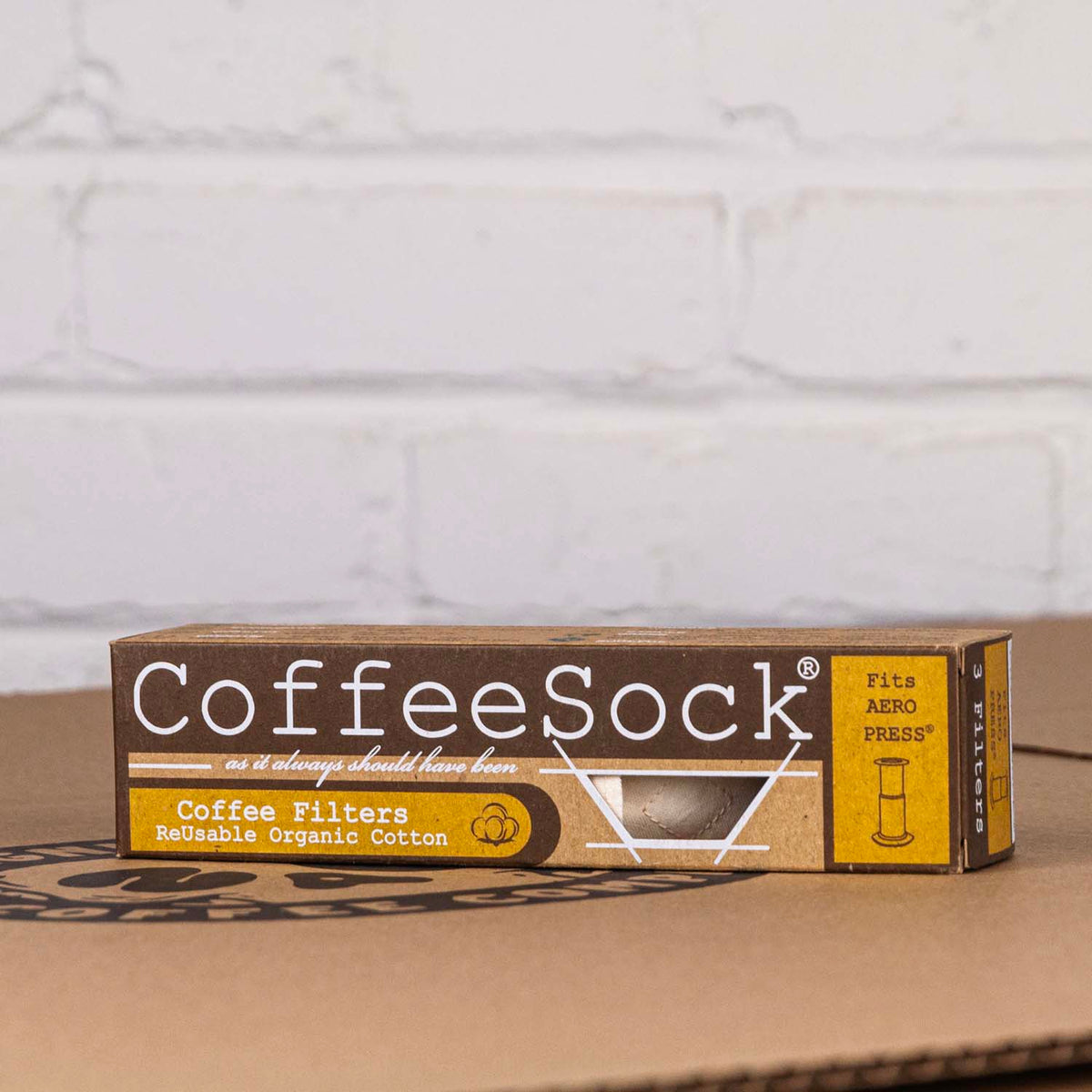 Coffee Sock - AEROPRESS - filtres à café en coton biologique (ens. 3)