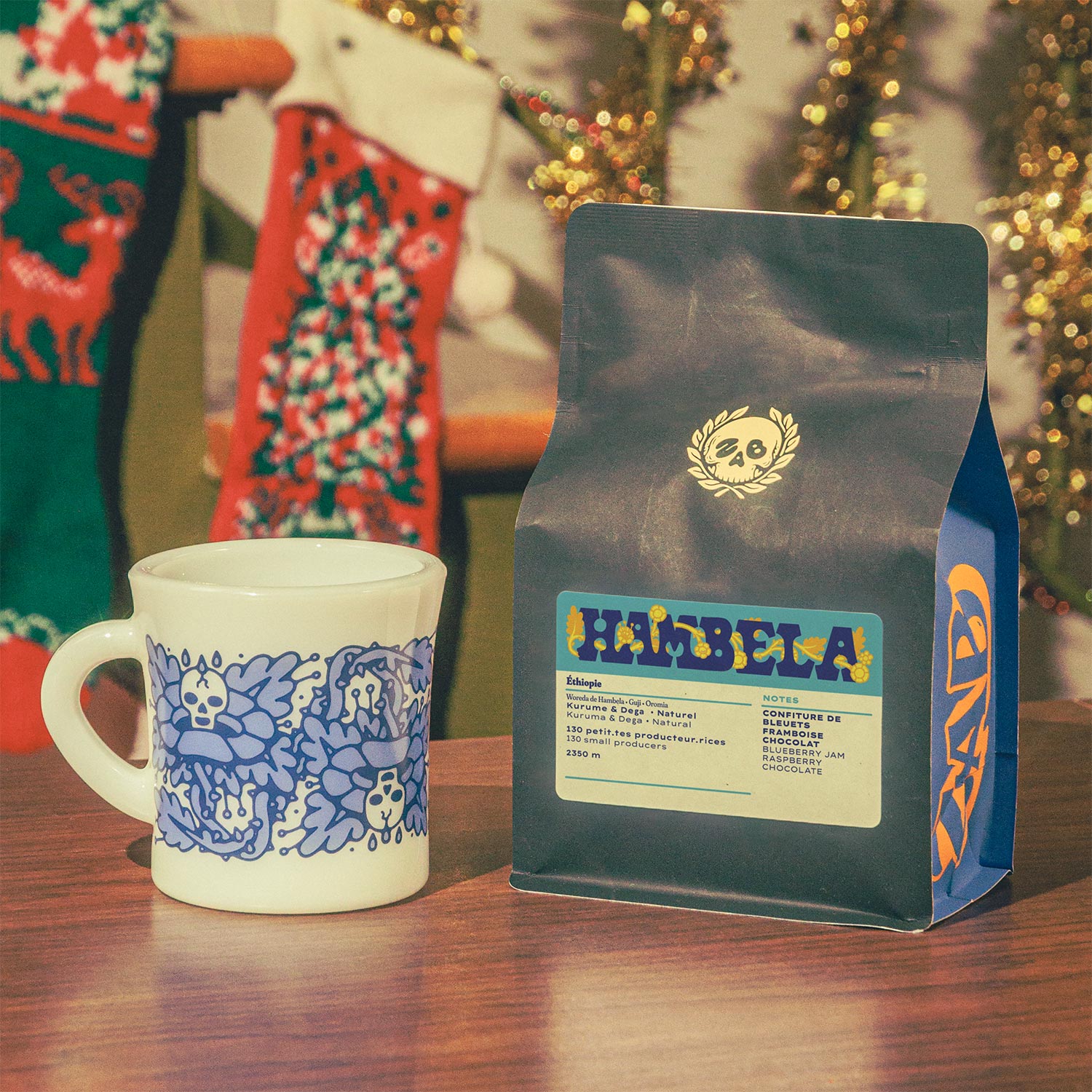HOLIDAY BOX SET - Coffee bag of your choice and Spinaflora mug