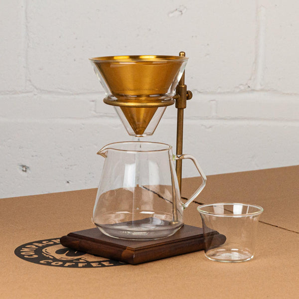 KINTO - Brass & Walnut V60 kit