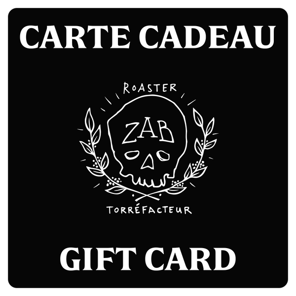CARTE CADEAU - ZAB - GIFT CARD - Zab Café