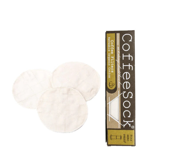 Coffee Sock - AEROPRESS - filtres à café en coton biologique (ens. 3) - Zab Café