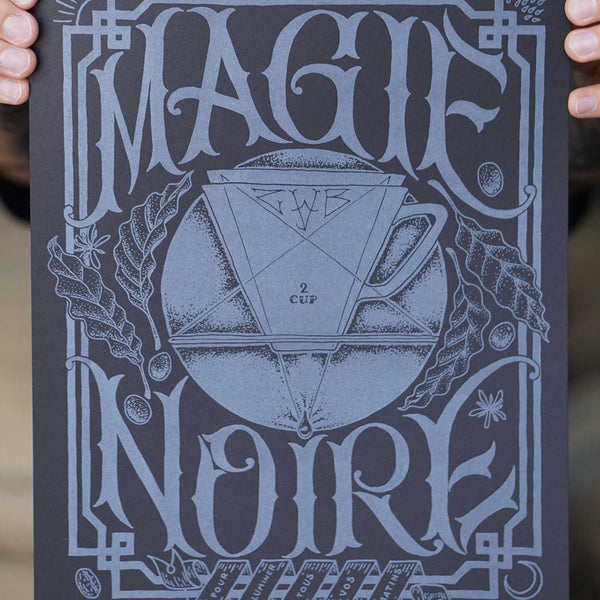 Affiche (Print) Magie Noire par Carole Platine - Zab Café